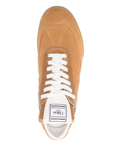 Chloé suede low-top sneakers - Brown - zdjęcie produktu nr 2