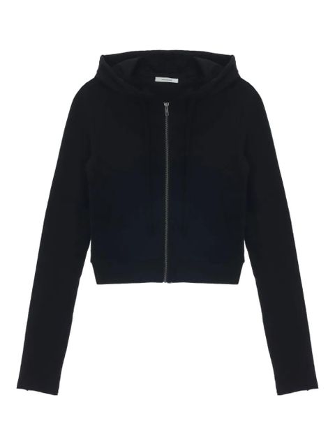 ENTIRE STUDIOS zip-up lightweight hoodie - Black - zdjęcie produktu nr 1