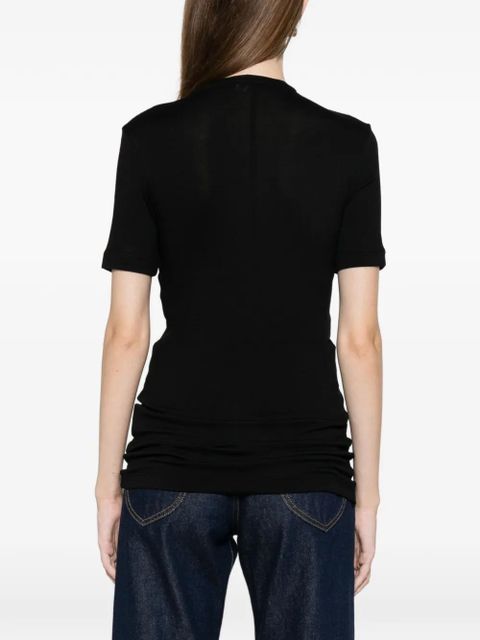 TOTEME round-neck T-shirt - Black