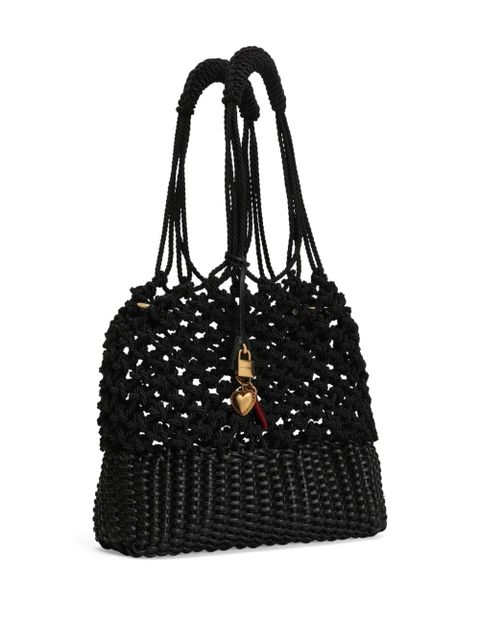 Dolce & Gabbana interwoven tote bag - Black