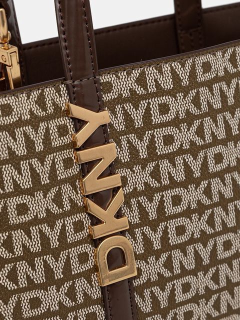 Dkny torebka kolor beżowy R52D5G56