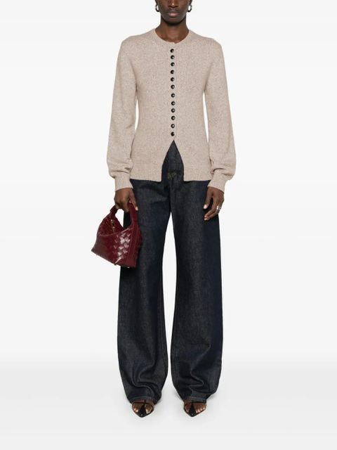 KHAITE cashmere cardigan - Neutrals - zdjęcie produktu nr 2