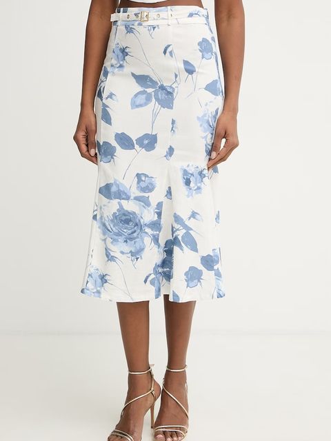 Guess spódnica z lnem RYAN - zdjęcie produktu nr 1