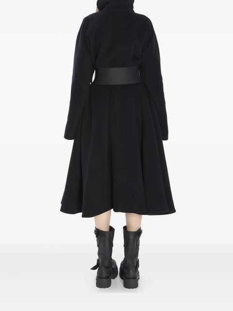 Balenciaga leather-belt wrap coat - Black - zdjęcie produktu nr 2