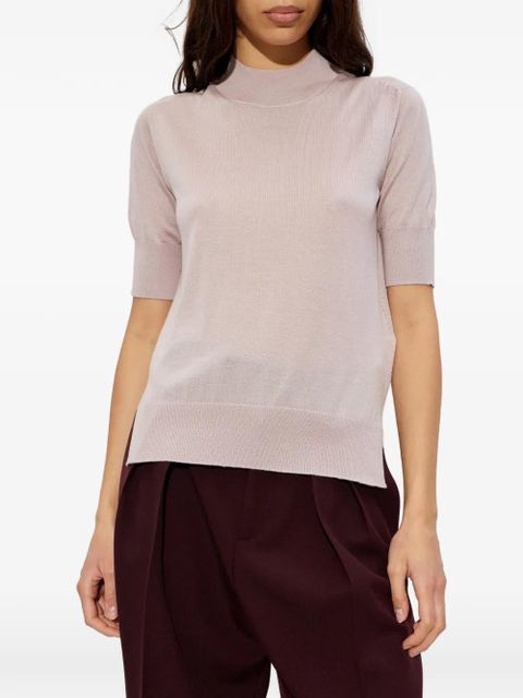 Jil Sander fine-knit T-shirt - Pink