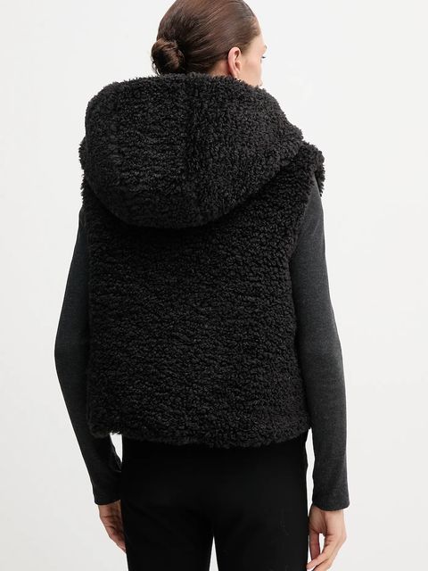 Save The Duck bezrękawnik AYLA kolor czarny zimowy D82501W.CURL21