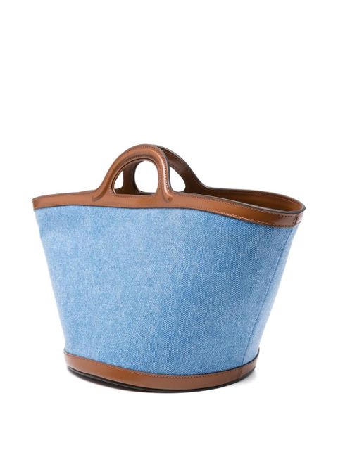 Marni denim bucket bag - Blue - zdjęcie produktu nr 2