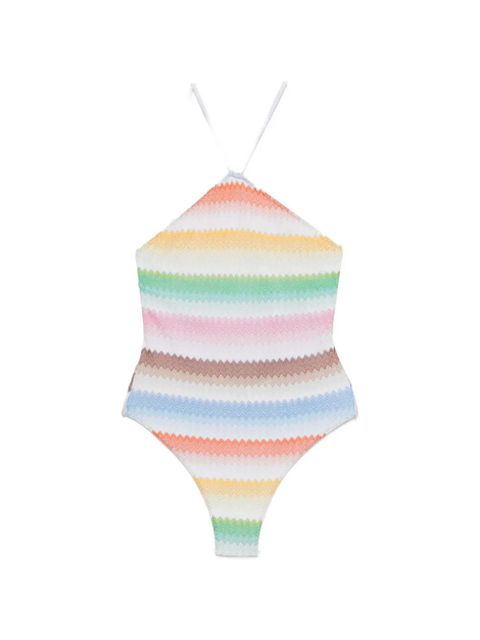 Missoni zigzag swimsuit - Neutrals - zdjęcie produktu nr 1