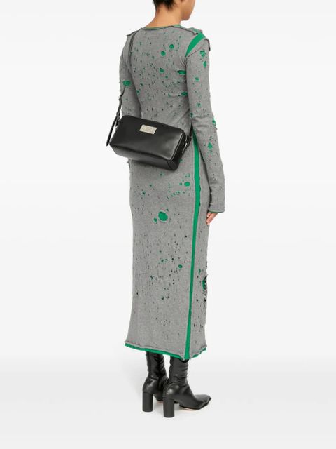 MM6 Maison Margiela Numeric leather shoulder bag - Black - zdjęcie produktu nr 2