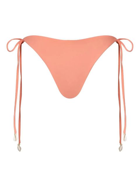 Johanna Ortiz Sagrado shell-detail bikini bottom - Pink