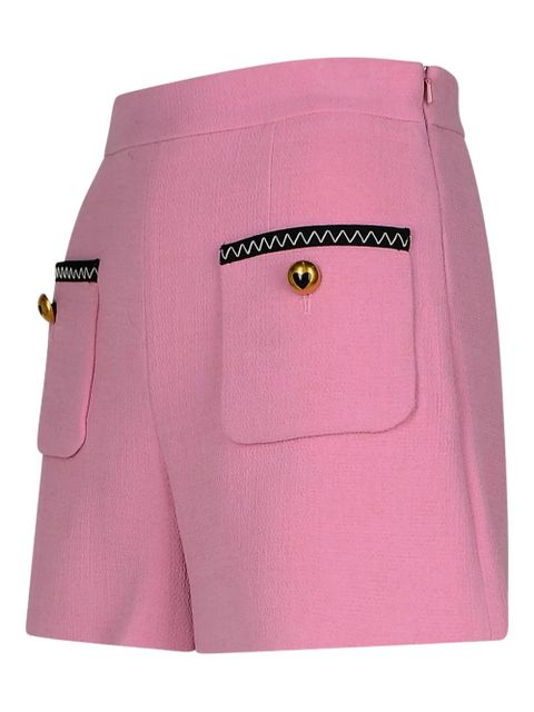 Moschino patch-pocket shorts - Pink - zdjęcie produktu nr 2