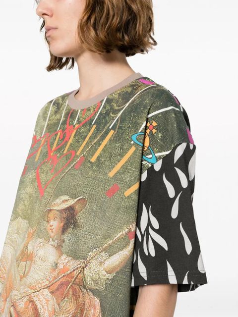 Vivienne Westwood The Swing-print organic cotton T-shirt - Green