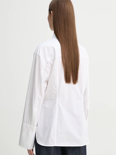 Day Birger et Mikkelsen koszula bawełniana Olivier damska kolor beżowy regular z kołnierzykiem klasycznym DAY65243545 - zdjęcie produktu nr 2