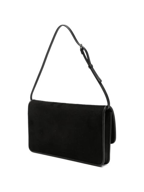 The Row Nancy flap-closure shoulder bag - Black