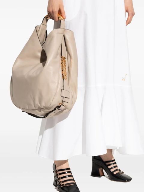 Moschino leather tote bag - Neutrals - zdjęcie produktu nr 2
