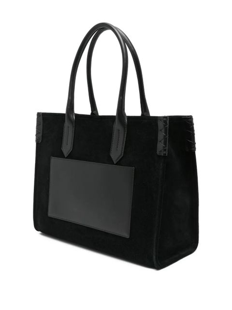 Balmain B-Army panelled tote bag - Black