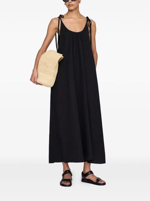 ANINE BING Flora tie-strap midi dress - Black - zdjęcie produktu nr 2