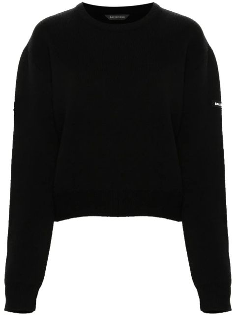 Balenciaga knitted sweater - Black - zdjęcie produktu nr 1