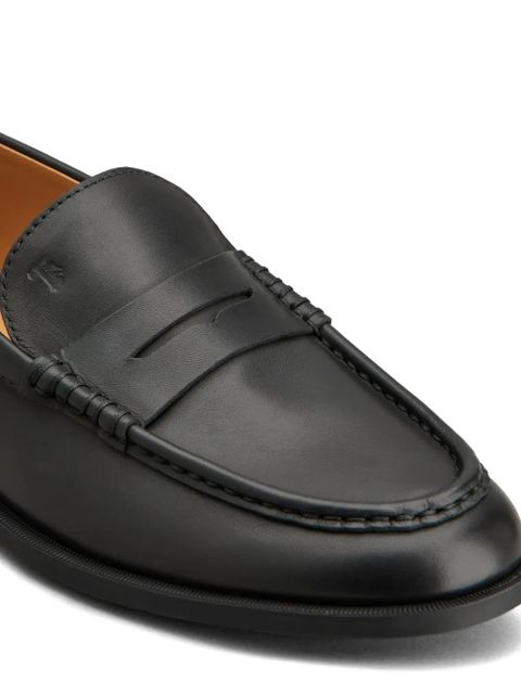 Tod's penny leather loafers - Black