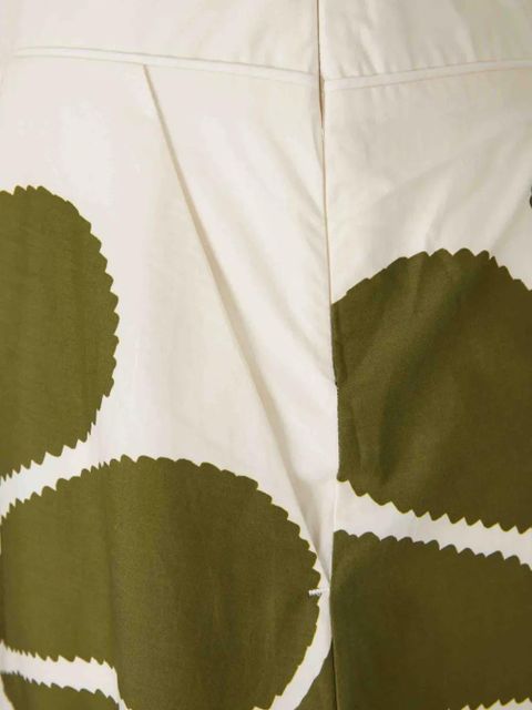 FARM Rio floral midi skirt - White