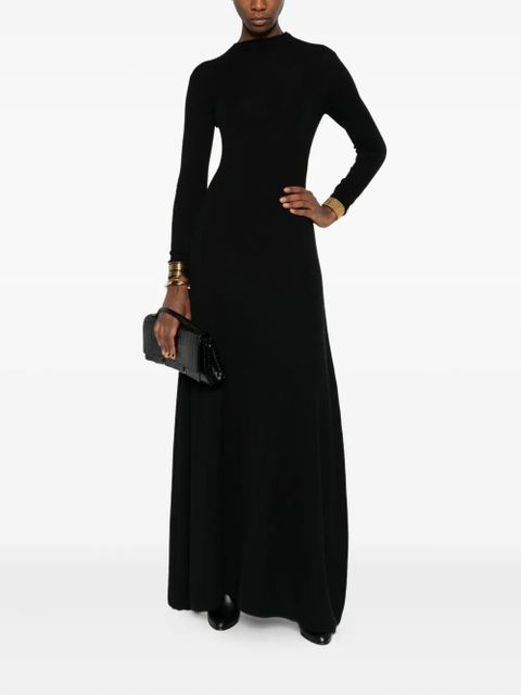 TOM FORD long-sleeve maxi dress - Black - zdjęcie produktu nr 2