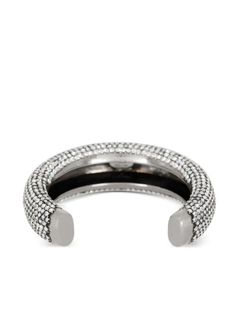 Balmain rhinestone-embellished bangles set - Silver - zdjęcie produktu nr 2