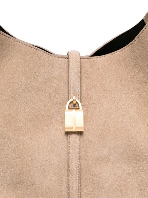 DeMellier Siena suede bucket bag - Neutrals