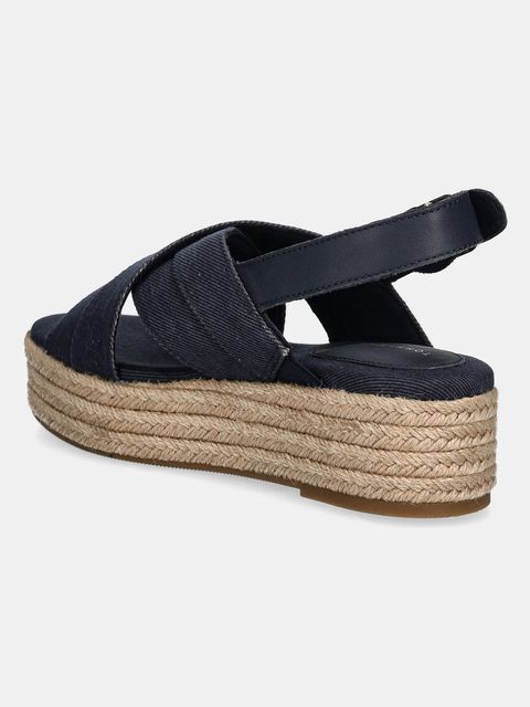 Tommy Hilfiger sandały DENIM ESPADRILLE PLATFORM SANDAL