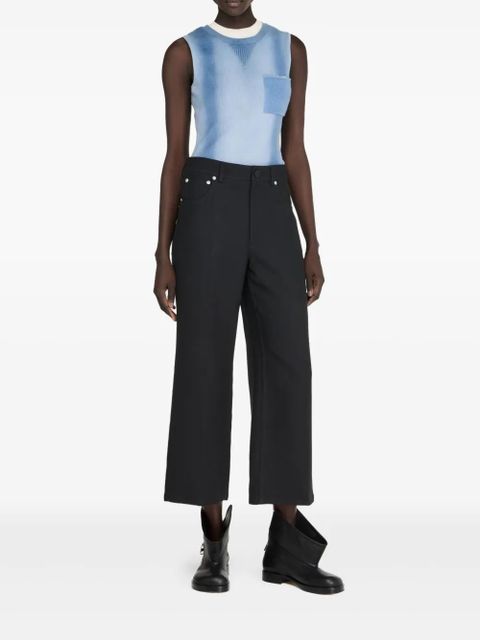 JW Anderson cropped trousers - Black - zdjęcie produktu nr 2