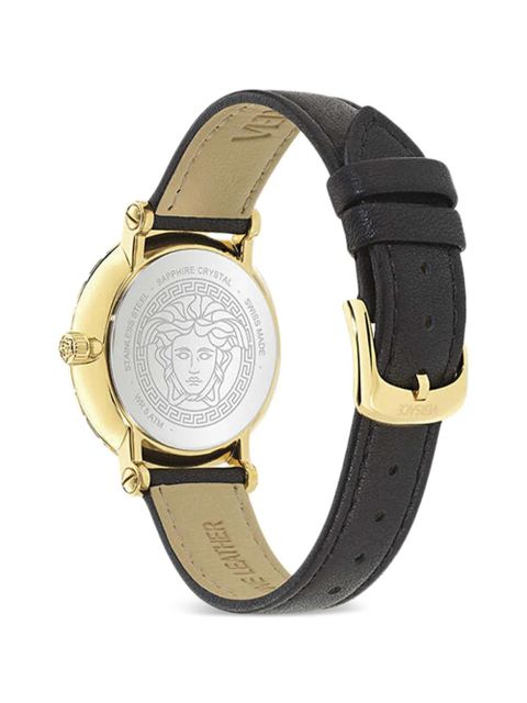 Versace Greca Sphere Nova 35mm watch - Black