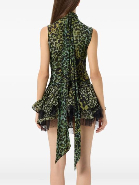 Blumarine cowl-neck top - Green