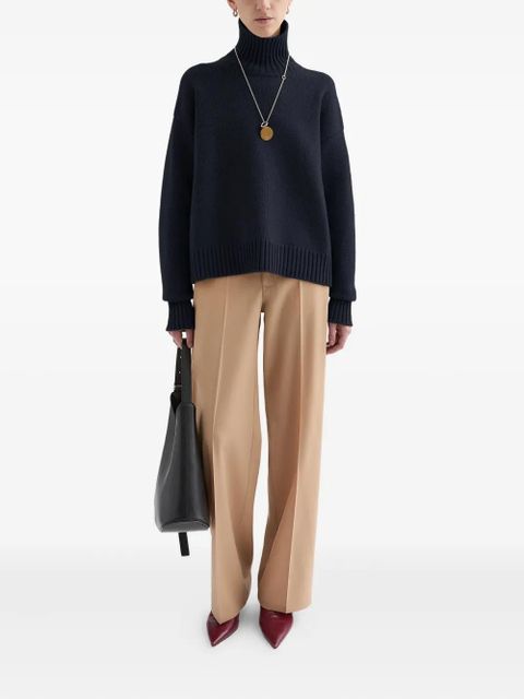 Jil Sander high-neck jumper - Blue - zdjęcie produktu nr 2