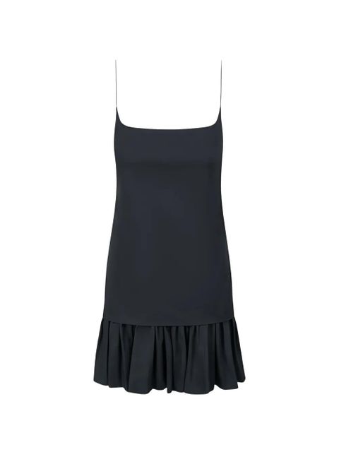 STAUD Ari ruffled mini dress - Black - zdjęcie produktu nr 1