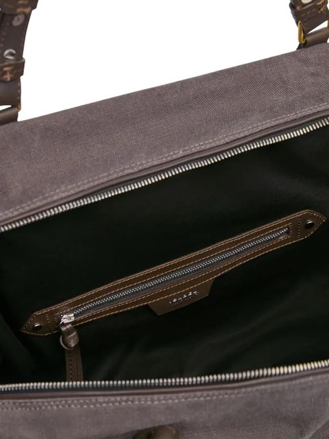 ISABEL MARANT Tilpa leather-harness tote bag - Grey