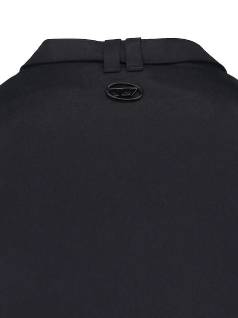 Diesel cut-out button dress - Black