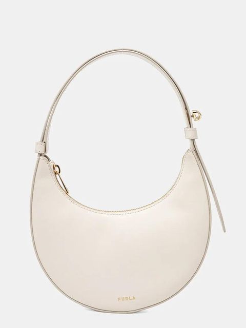 Furla torebka skórzana kolor beżowy WE00649.AX0733.PNN001007