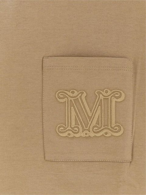 Max Mara patch-pocket T-shirt - Neutrals