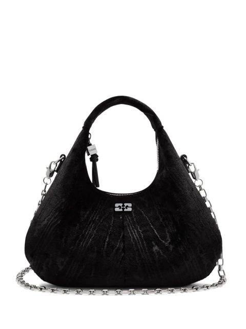 GANNI logo-detail chain tote bag - Black - zdjęcie produktu nr 1