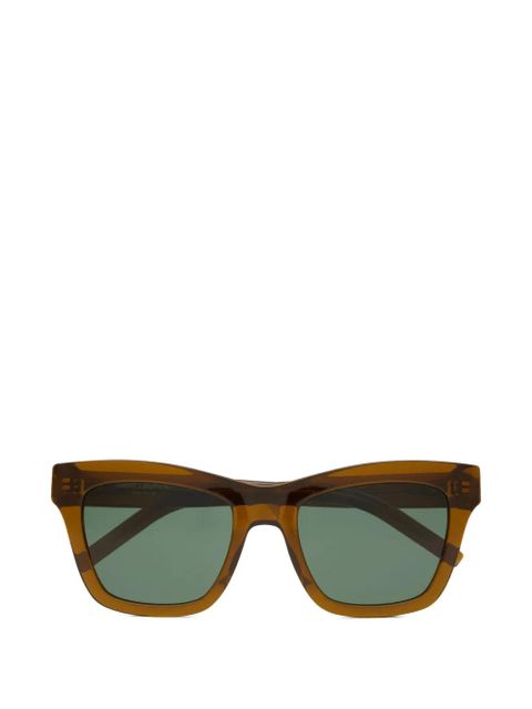 Saint Laurent browline sunglasses - Brown - zdjęcie produktu nr 1
