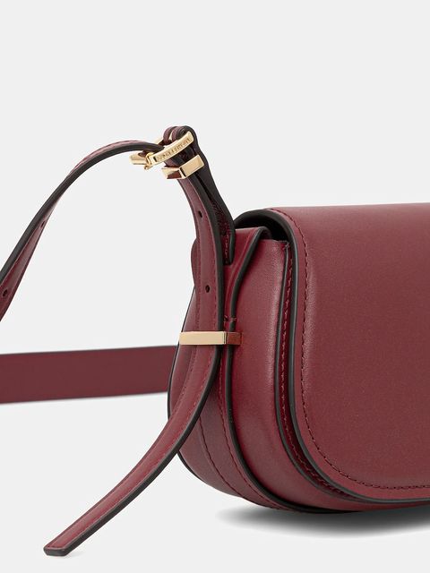 MICHAEL Michael Kors torebka skórzana kolor bordowy 32S5GL0C1L - zdjęcie produktu nr 2