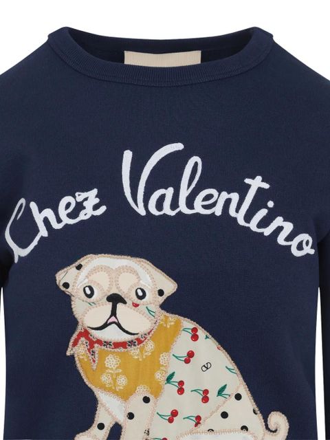 Valentino Garavani cotton sweater - Blue