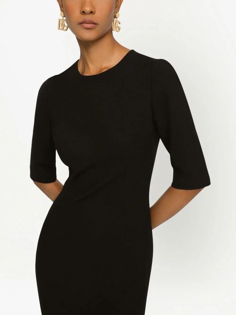 Dolce & Gabbana wool midi dress - Black