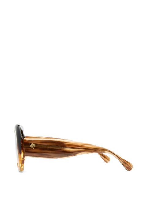 Simon Miller x Delarge Faro oversized-frame sunglasses - Brown - zdjęcie produktu nr 2