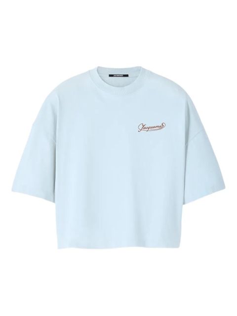 Jacquemus cropped T-shirt - Blue - zdjęcie produktu nr 1