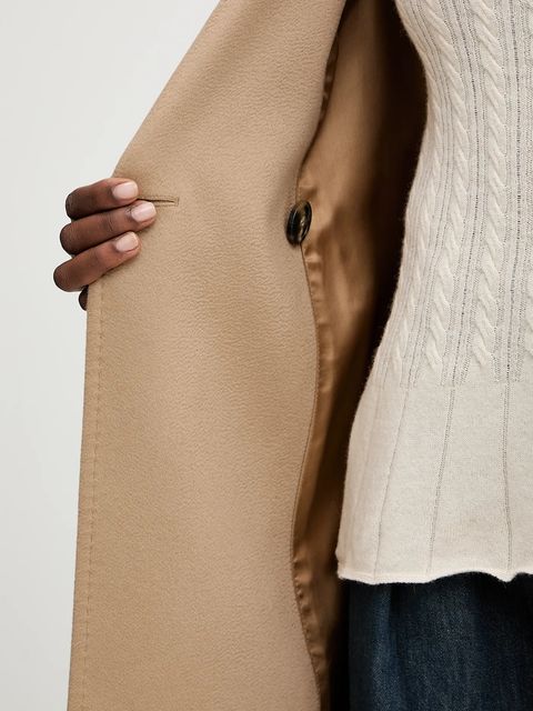 Weekend Max Mara płaszcz wełniany RESINA kolor zielony 2525016102600