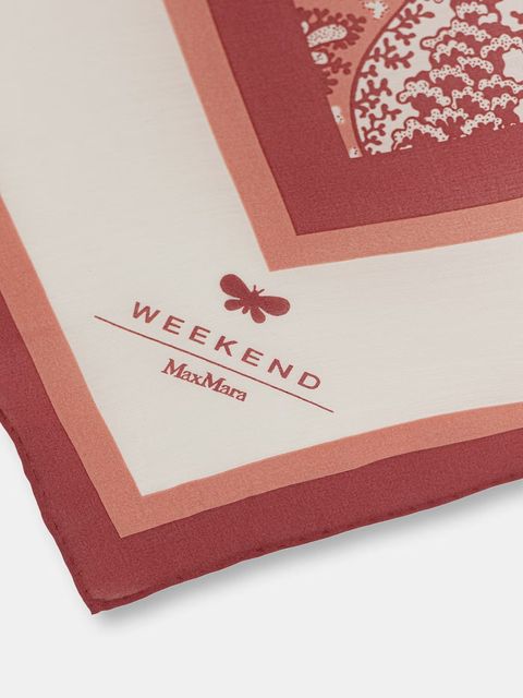 Weekend Max Mara chusta damska z dodatkiem jedwabiu ASARONG - zdjęcie produktu nr 1
