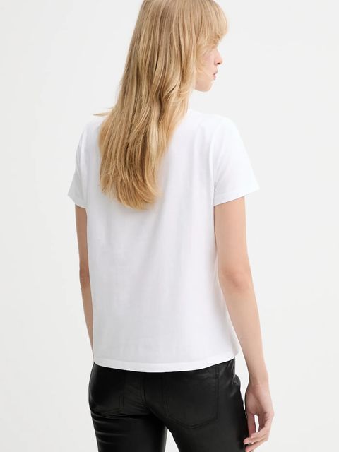 ZADIG&VOLTAIRE t-shirt bawełniany damski kolor biały JWTS02837
