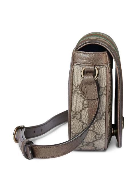 Gucci small Ophidia GG monogram cross body bag - Brown