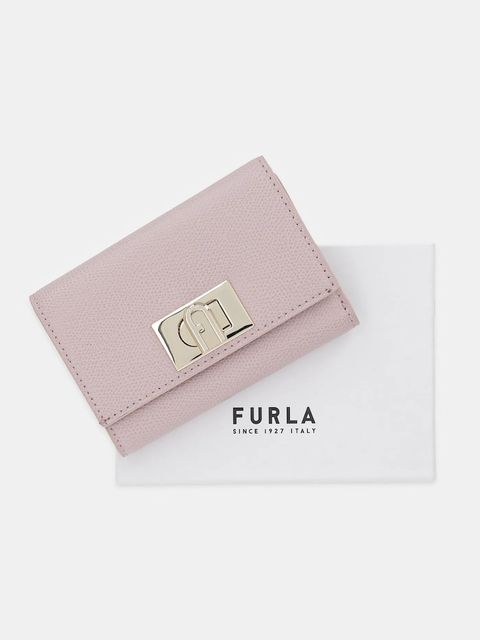 Furla portfel skórzany damski kolor beżowy WP00225.ARE000.2814S