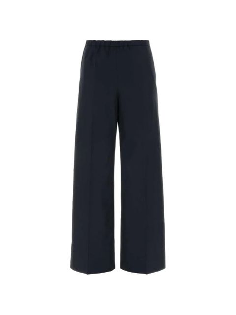 Moncler cotton palazzo pants - Blue - zdjęcie produktu nr 1
